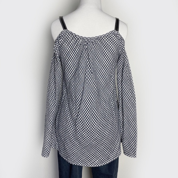 Off the shoulder gauzy tunic top - Picture 4 of 6